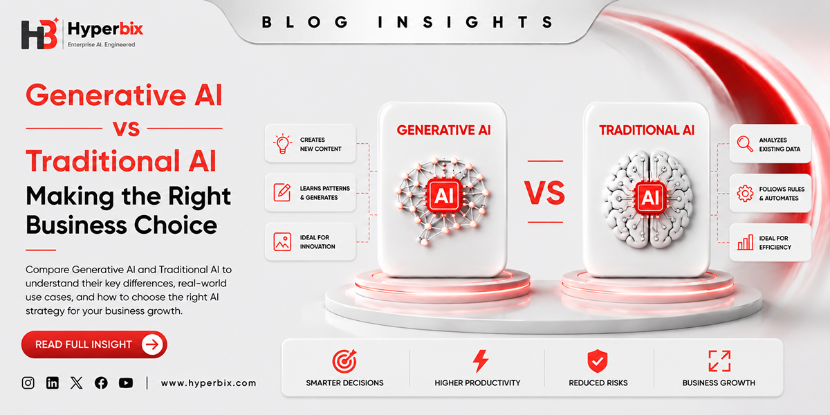 Generative AI vs Traditional AI